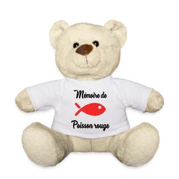 FISH. APRIL FOOL. HUMOR. SEA. OCEAN - Teddy Bear - white - Front