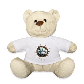 Génial loup steampunk blanc. - Nounours - blanc - Devant