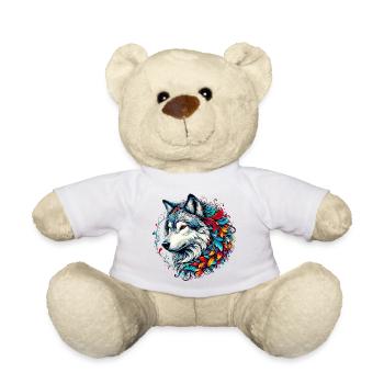 Loup - Nounours - blanc - Devant