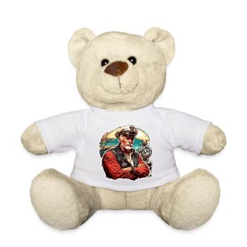 Sailor / Ship's Crew / Deckhand / Anchor - Teddy Bear - white - Front