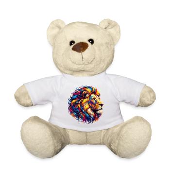 Lion - Teddy Bear - white - Front