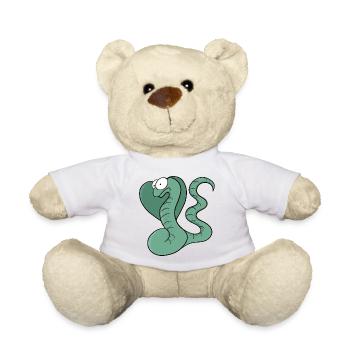 Un serpent mignon - Nounours - blanc - Devant