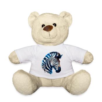 Zebra - Teddy - Weiß - Vorne