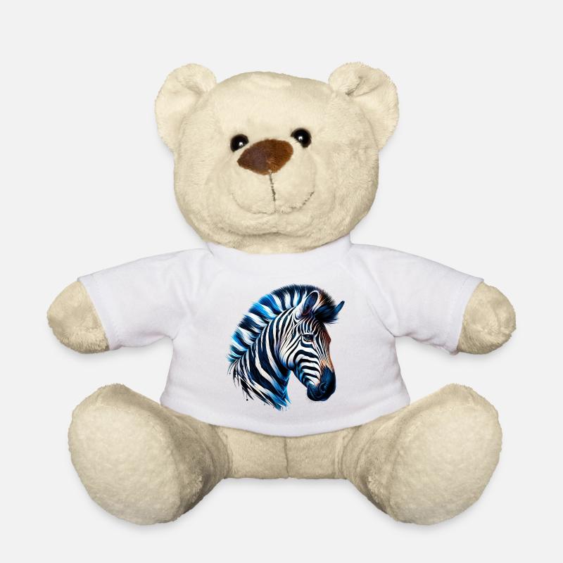 Zebra - Teddy - Weiß