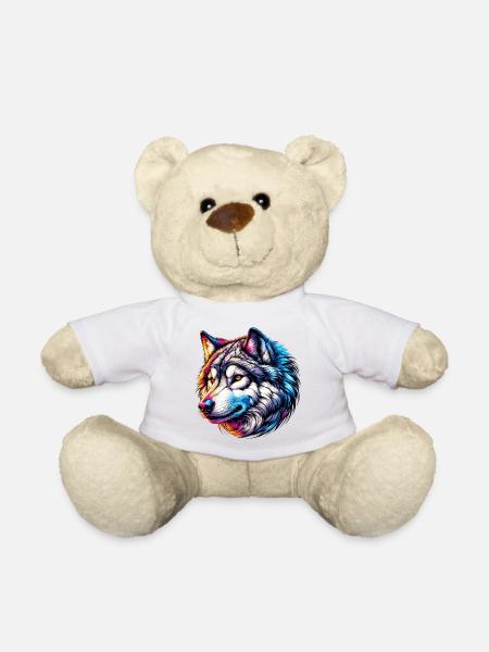 Loup - Nounours - blanc