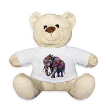 Elefant - Teddy - Weiß - Vorne