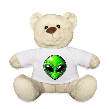 Marsianischer außerirdischer Außerirdischer - Teddy - Weiß - Vorne