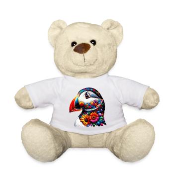 Puffin - Teddy Bear - white - Front