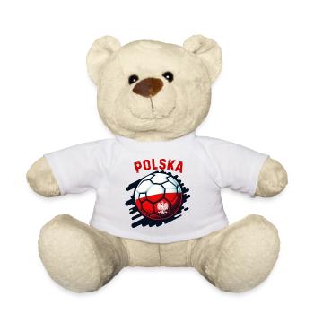 Football polonais - Nounours - blanc - Devant