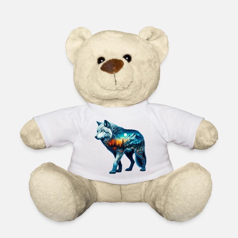 Wolf - Teddy - Weiß