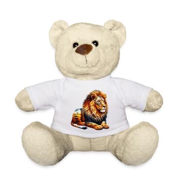 Lion - Teddy Bear - white - Front