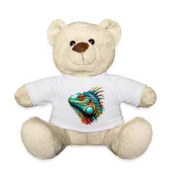 Iguana - Teddy Bear - white - Front