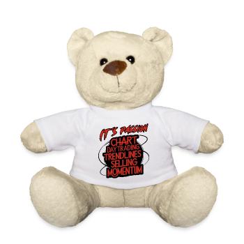 Trading meine Passion cooles Trading Design - Teddy - Weiß - Vorne