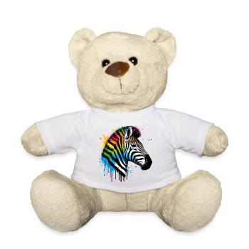 Zebra - Teddy - Weiß - Vorne