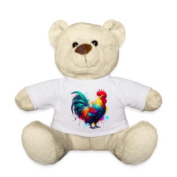 Rooster Hen - Teddy Bear - white - Front