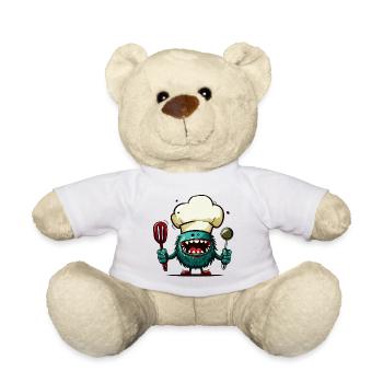 Außerirdischer Außerirdischer Marsianer Koch Koch - Teddy - Weiß - Vorne