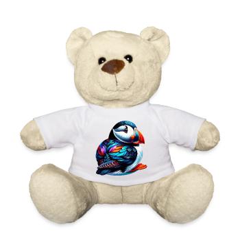 Puffin - Teddy Bear - white - Front