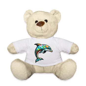 Dauphin - Nounours - blanc - Devant