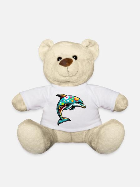 Delfin - Teddy - Weiß