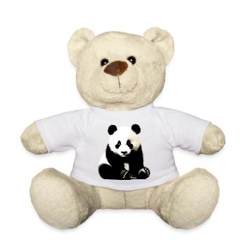 Panda - Teddy Bear - white - Front