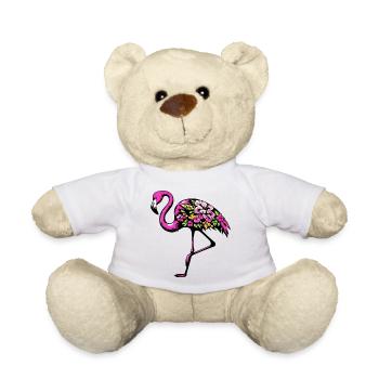 Flamant - Nounours - blanc - Devant