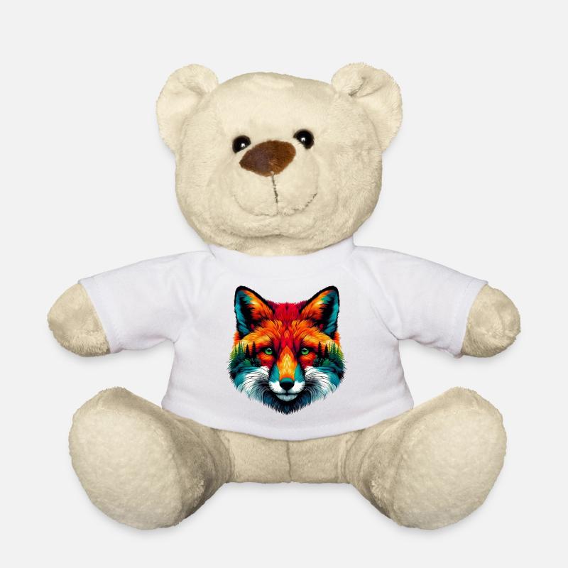 Renard - Nounours - blanc