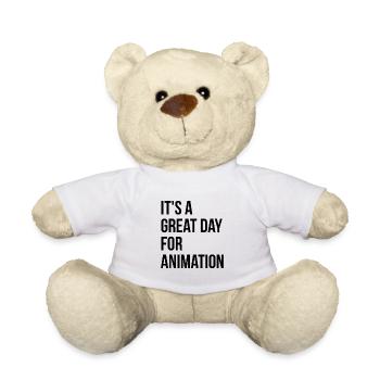 Animation - Teddy - Weiß - Vorne