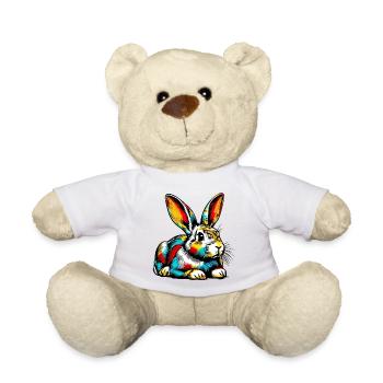Rabbit - Teddy Bear - white - Front