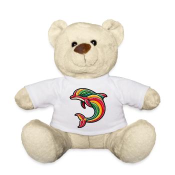 Delfin - Teddy - Weiß - Vorne