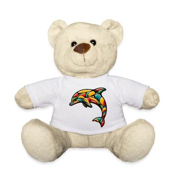 Dauphin - Nounours - blanc - Devant