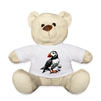 Puffin - Teddy Bear - white - Front