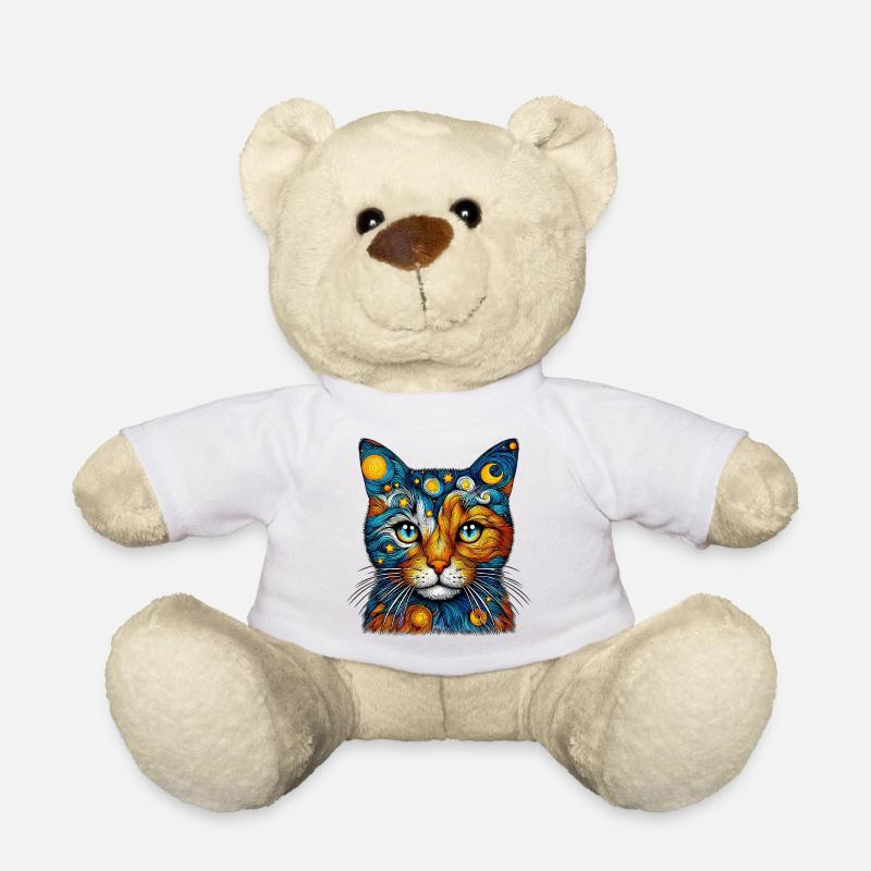 Katze - Teddy - Weiß