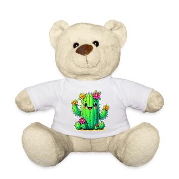 Cactus - Teddy Bear - white - Front