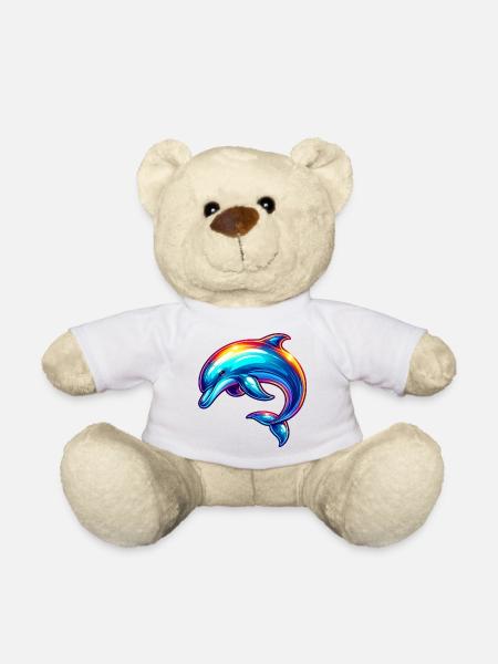 Delfin - Teddy - Weiß