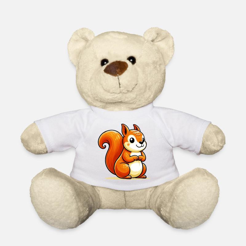 Écureuil - Nounours - blanc