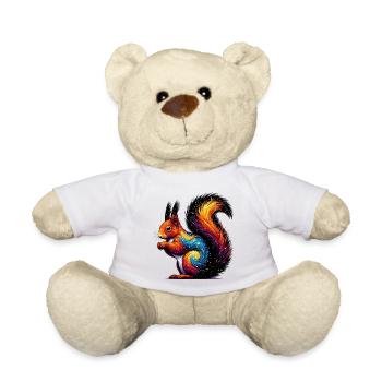 Squirrel - Teddy Bear - white - Front