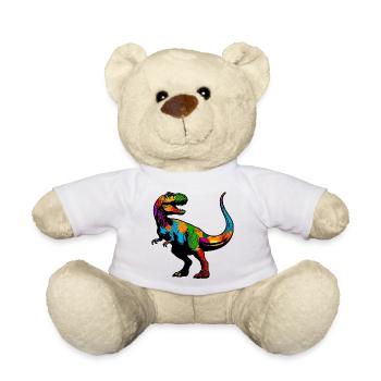 Dinosaure - Nounours - blanc - Devant