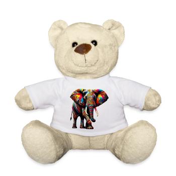 Elefant - Teddy - Weiß - Vorne
