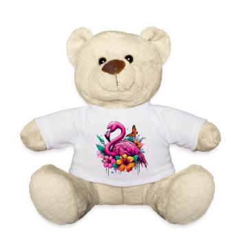 Flamant - Nounours - blanc - Devant