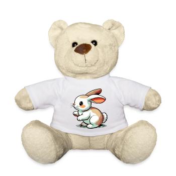 Kaninchen - Teddy - Weiß - Vorne