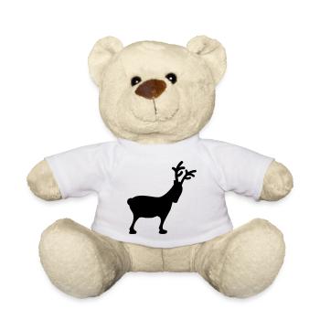 Rentier Xmas5 - Teddy - Weiß - Vorne