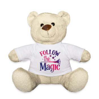 Follow the Magic Broomstick - Teddy Bear - white - Front