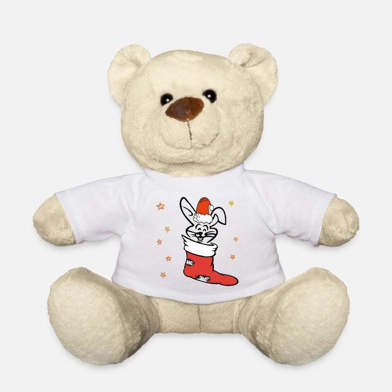 Osterhase Nikolaus - Teddy - Weiß
