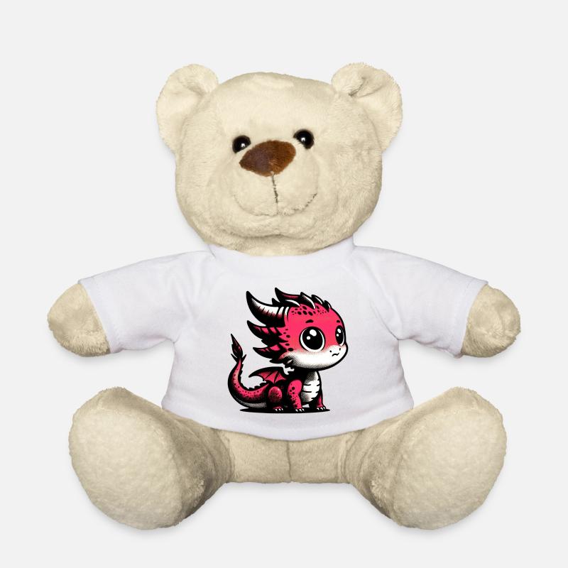 Dragon - Teddy Bear - white