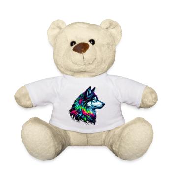 Wolf - Teddy Bear - white - Front