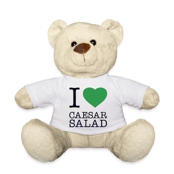 I LOVE CAESAR SALAD - Teddy - Weiß - Vorne