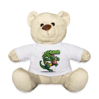 Amerika Kroko - Teddy - Weiß - Vorne