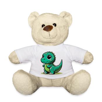 Dinosaure - Nounours - blanc - Devant