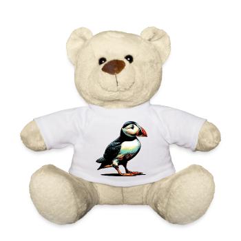 Puffin - Teddy Bear - white - Front