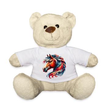 Horse - Teddy Bear - white - Front